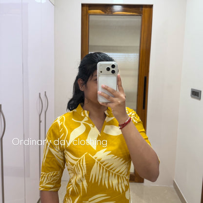 Yellow leaf coord set