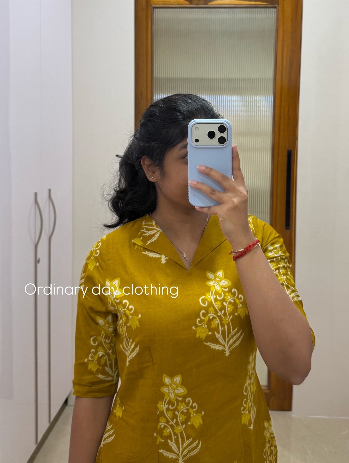 Dark yellow coord set
