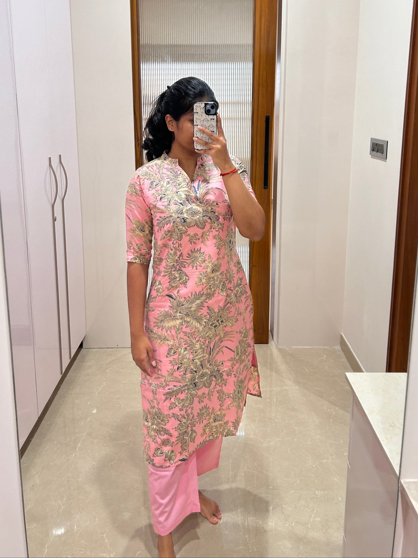 Bright pink forest coord set