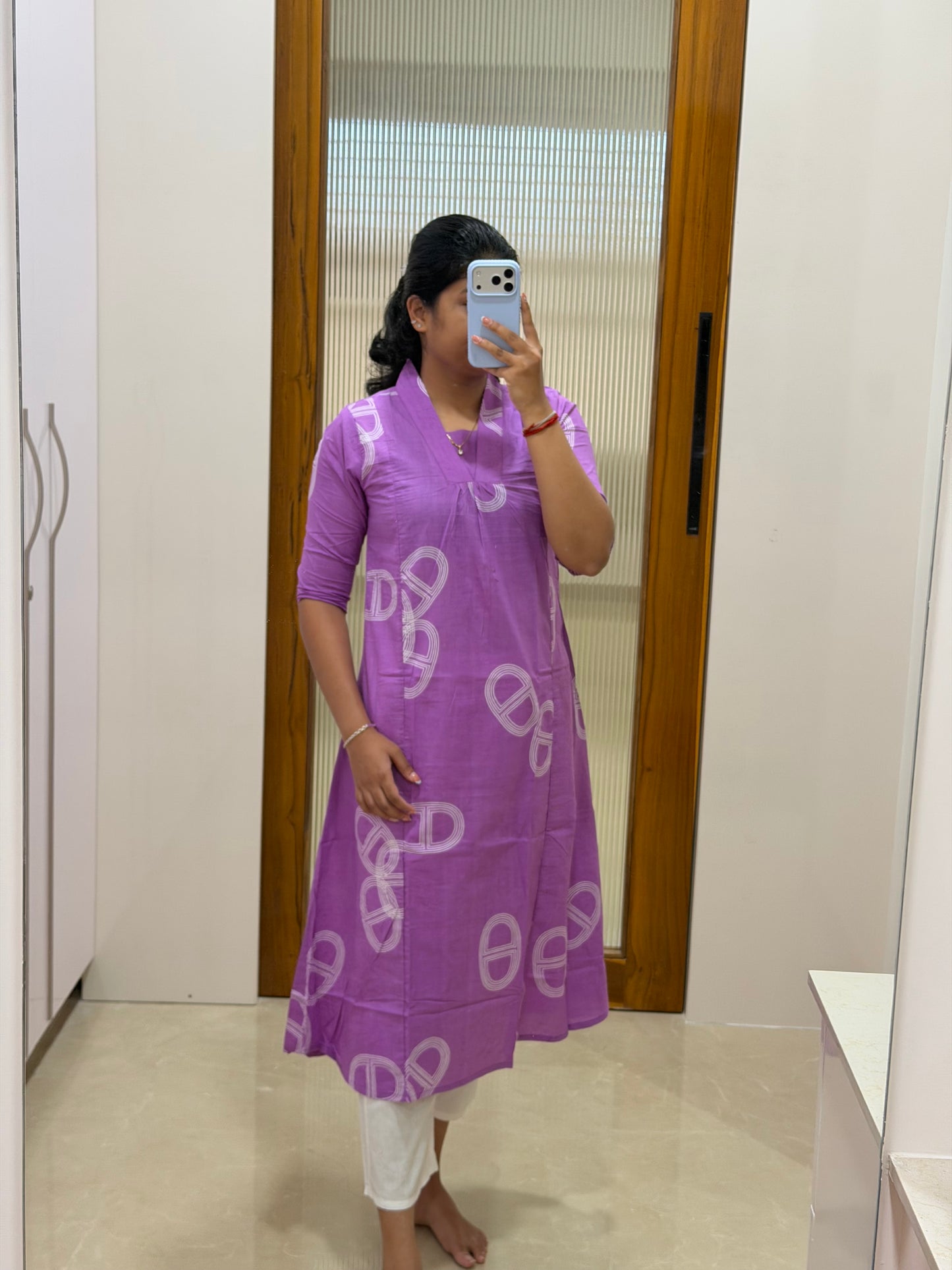 Lilac A-line coord set