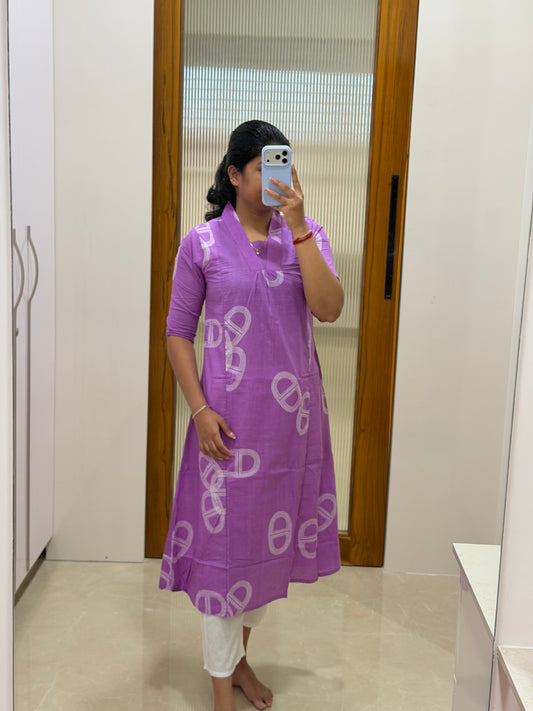Lilac A-line coord set