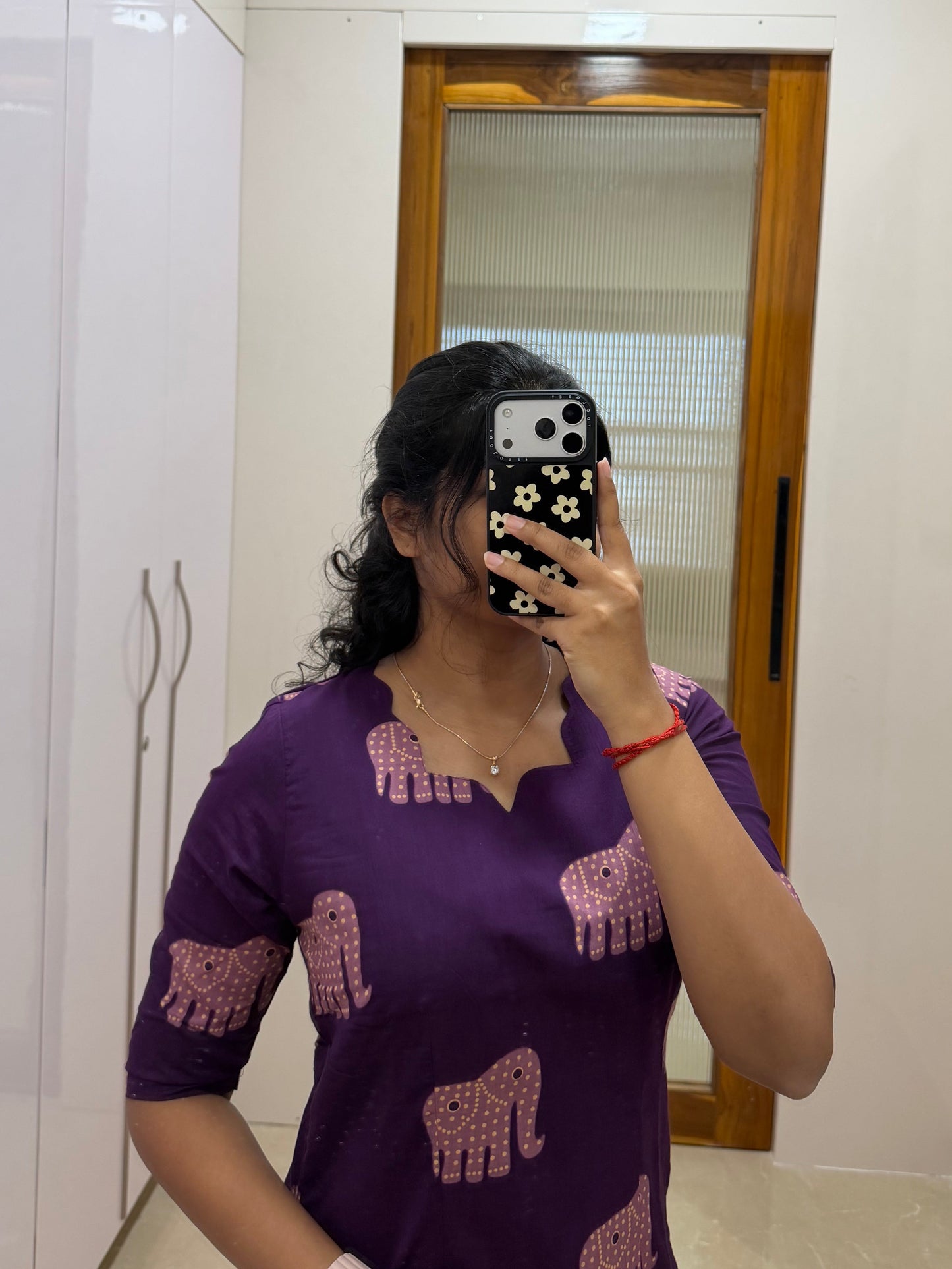 Purple elephant coord set