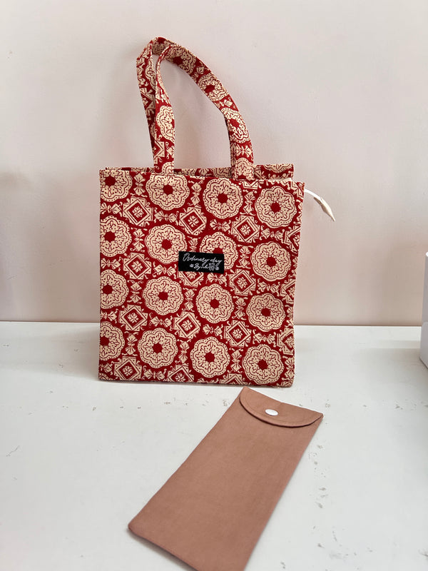 Brick red Lunch bag