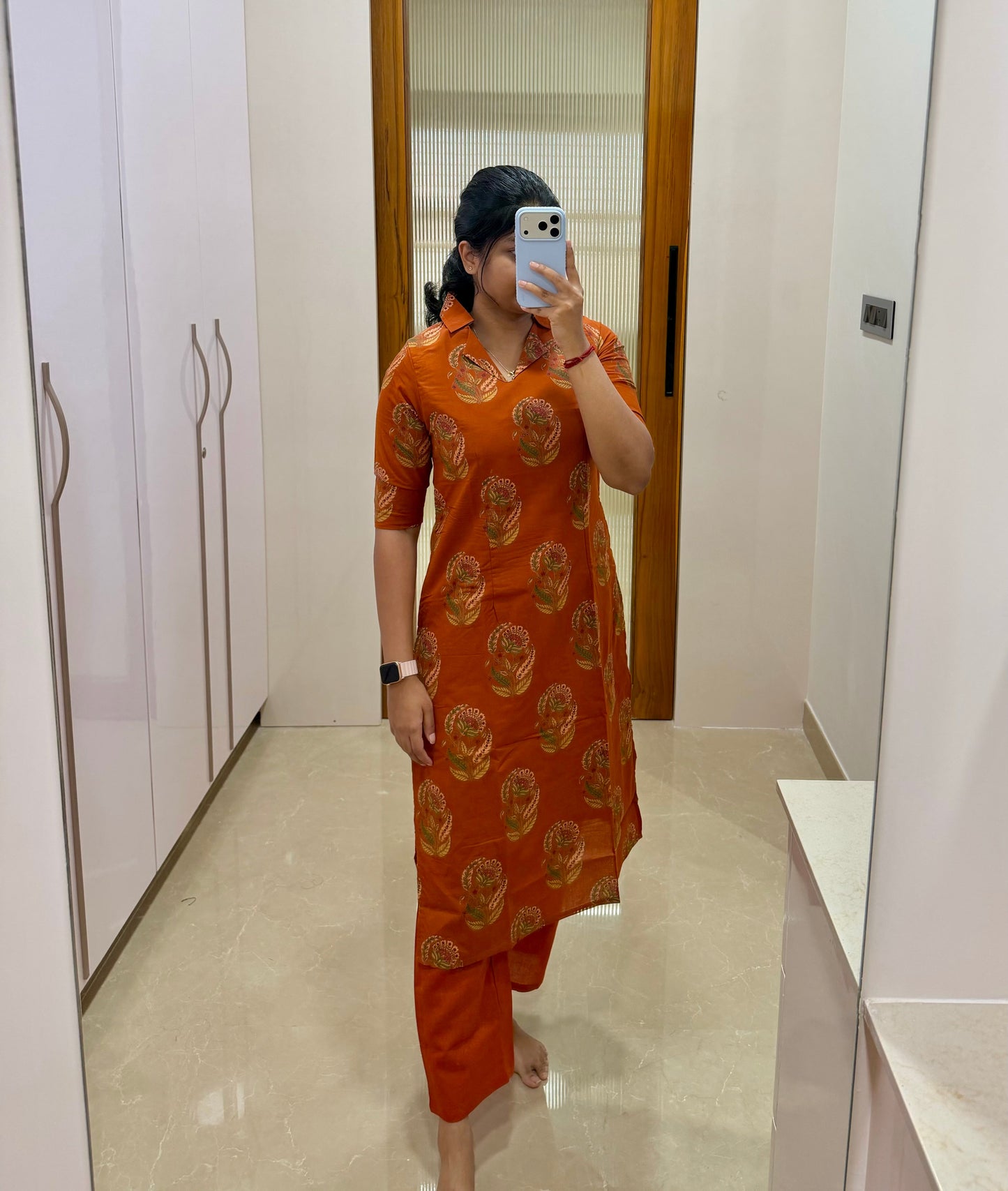 Rust orange Coord set