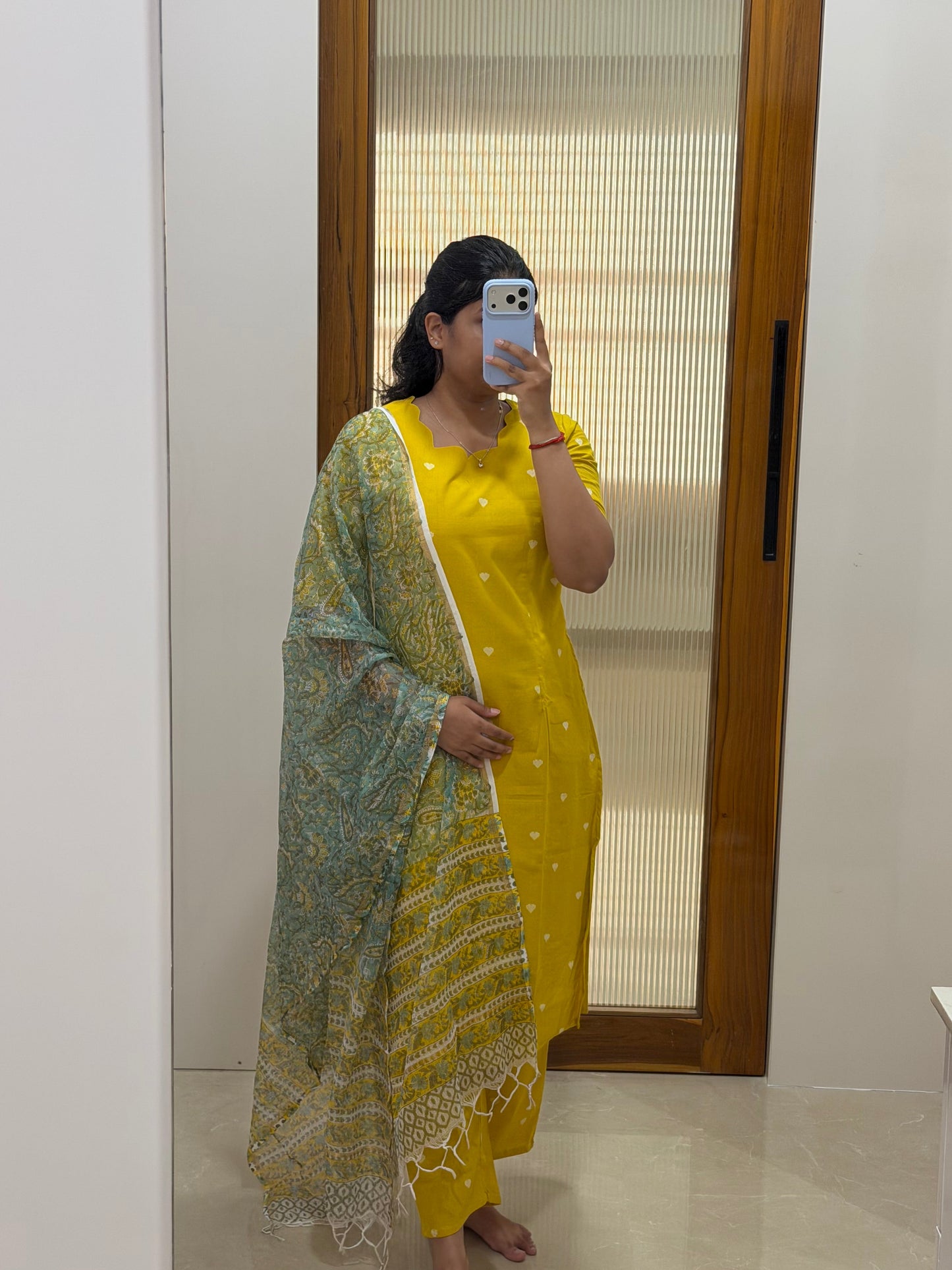 Yellow and green 3 piece set